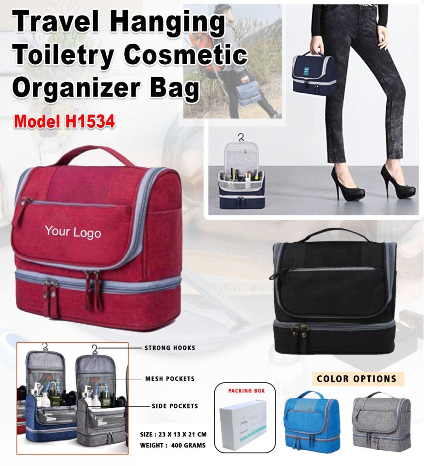 Travel Hanging Toiletry Make-up Cosmetic Bag (New)*-MCG000270