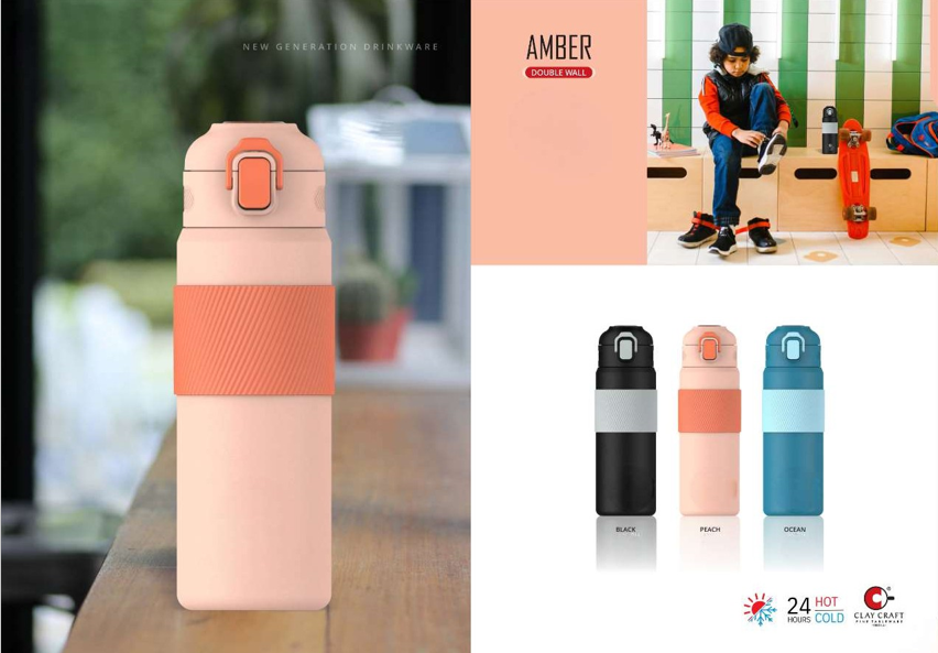 Amber Double Wall bottle -MCG1010-660