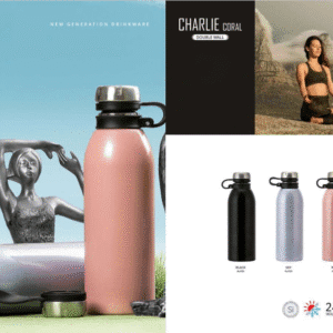 Charlie Coral Double Wall Bottle-MCG1008-630