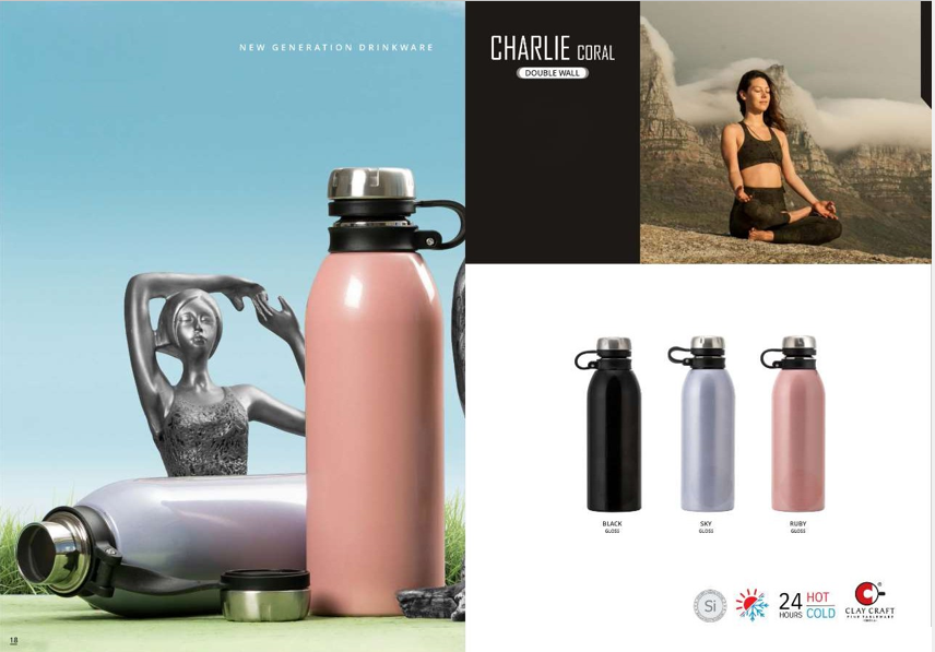 Charlie Coral Double Wall Bottle-MCG1008-630